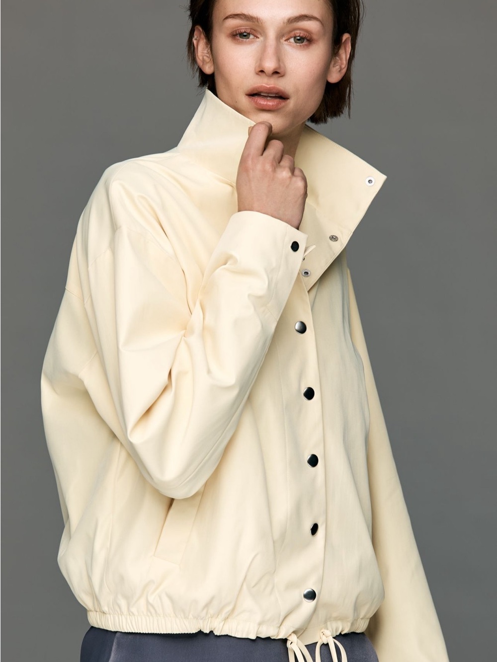 Reformation Lennon Jacket in Butter Yellow NWT